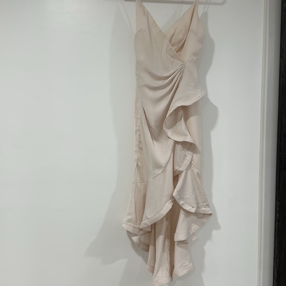 NWT Ruffle Slit Dress - Picture 2 of 8